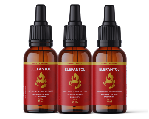 Kit 3 frascos do Elefantol — tratamento completo com garantia de 90 dias